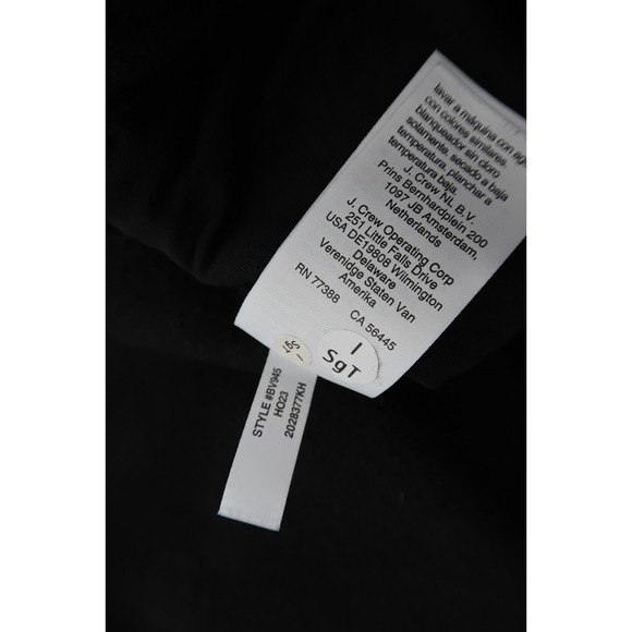 J. Crew Women's 2X Relaxed Heritage Fleece Sweatpants Black Size 2XL BV945 New - Picture 6 of 11